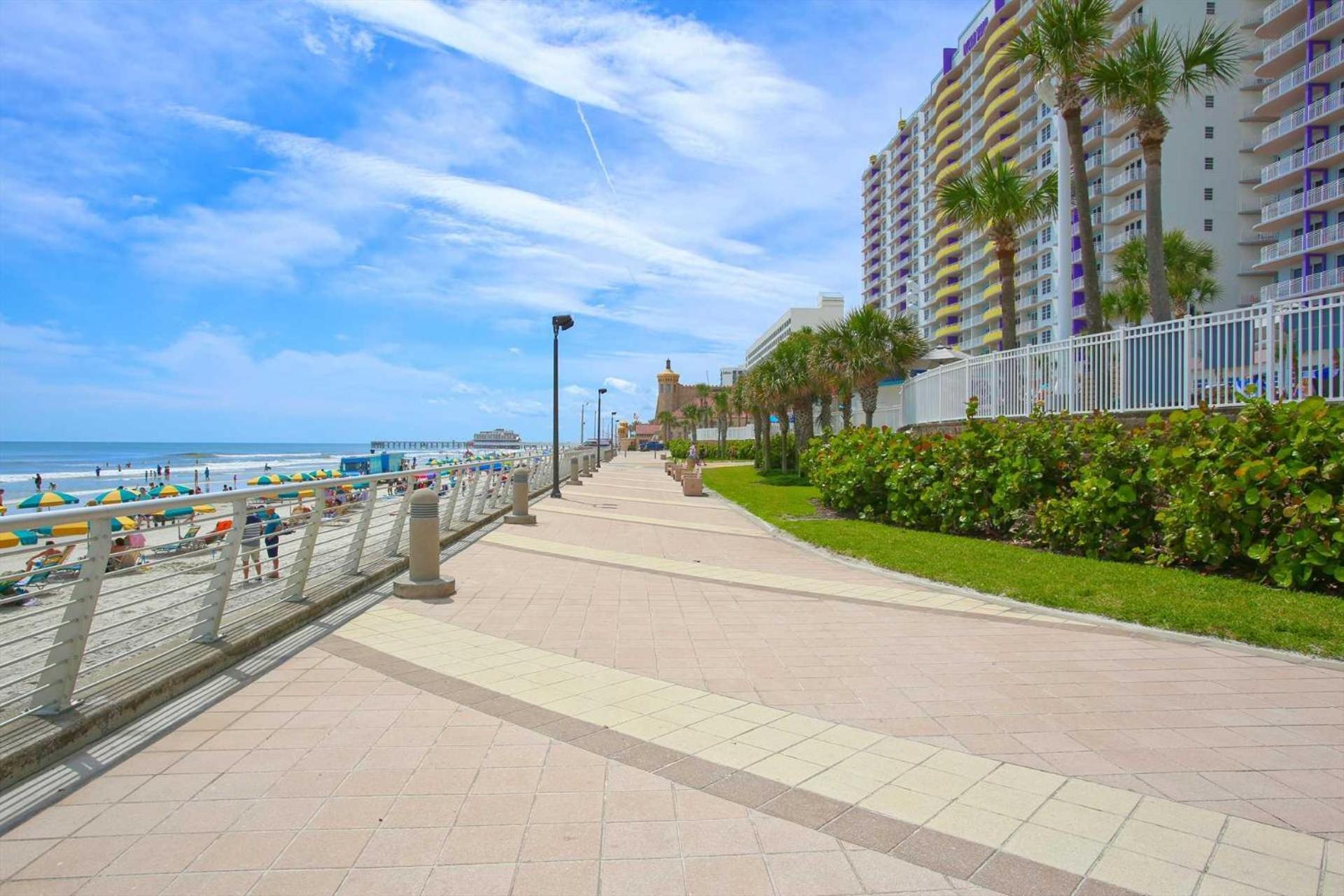 Luxury 6Th Floor 1 Bedroom Condo Direct Oceanfront Wyndham Ocean Walk Resort Daytona Beach | 609 Exterior foto