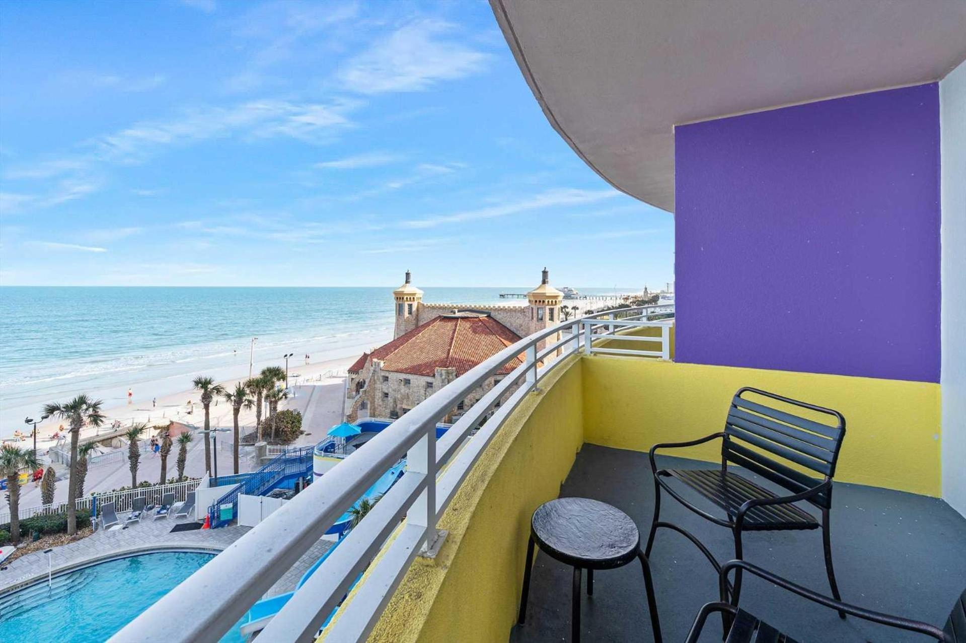 Luxury 6Th Floor 1 Bedroom Condo Direct Oceanfront Wyndham Ocean Walk Resort Daytona Beach | 609 Exterior foto